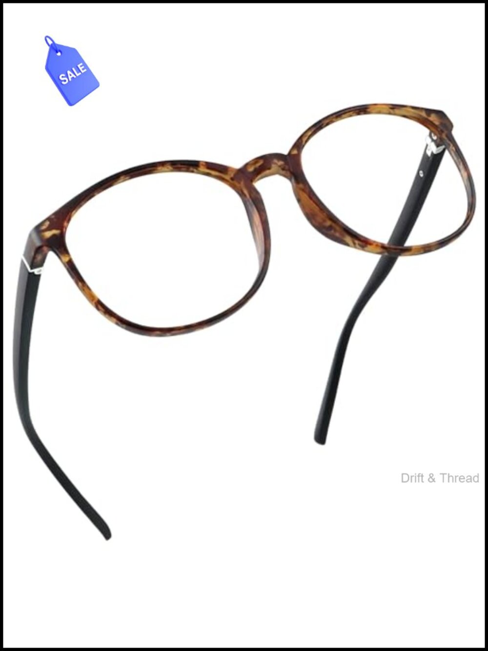 Round Blue Light Blocking Reading Glasses 2.50 Magnification Computer Gaming